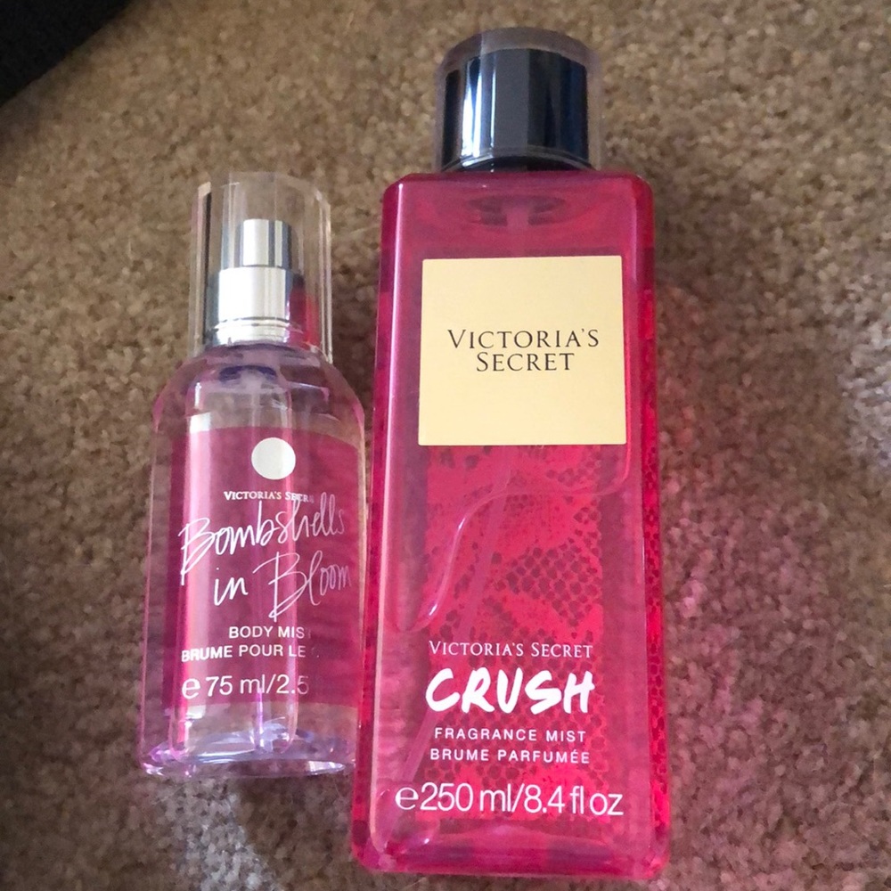 Crush and Bombshell Fragrance mist